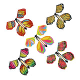 Maxbell 6x5x Flying Butterfly Clockwork Butterfly for Birthday Greeting Cards Bookmark Style E