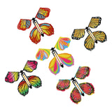 Maxbell 3x5x Flying Butterfly Clockwork Butterfly for Birthday Greeting Cards Bookmark Style E