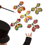 Maxbell 5x5x Flying Butterfly Clockwork Butterfly for Birthday Greeting Cards Bookmark Style E