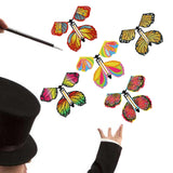 Maxbell 6x5x Flying Butterfly Clockwork Butterfly for Birthday Greeting Cards Bookmark Style E