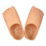 Maxbell 3xFunny Barefoot Feet Slippers for Cosplay Party, Carnivals Stage Performances