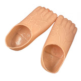Maxbell 3xFunny Barefoot Feet Slippers for Cosplay Party, Carnivals Stage Performances