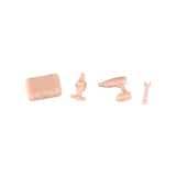 Maxbell 2x1/64 Cabinet Auto Repair Tool Tiny Model for DIY Sand Table Desktop Ornament Toolkit