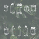 Maxbell Maxbell 20Pcs DIY Transparent Dried Flower Bookmarks for Home Party Favors