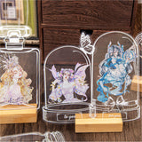 Maxbell Maxbell 20Pcs DIY Transparent Dried Flower Bookmarks for Home Party Favors
