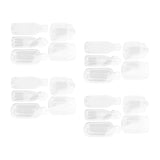 Maxbell Maxbell 20Pcs DIY Transparent Dried Flower Bookmarks for Home Party Favors