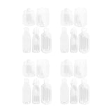 Maxbell Maxbell 20Pcs DIY Transparent Dried Flower Bookmarks for Home Party Favors