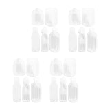 Maxbell Maxbell 20Pcs DIY Transparent Dried Flower Bookmarks for Home Party Favors