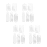 Maxbell Maxbell 20Pcs DIY Transparent Dried Flower Bookmarks for Home Party Favors
