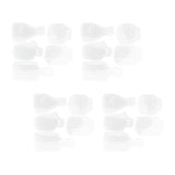 Maxbell Maxbell 20Pcs DIY Transparent Dried Flower Bookmarks for Home Party Favors