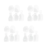 Maxbell Maxbell 20Pcs DIY Transparent Dried Flower Bookmarks for Home Party Favors
