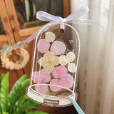 Maxbell Maxbell 20Pcs DIY Transparent Dried Flower Bookmarks for Home Party Favors