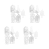 Maxbell Maxbell 20Pcs DIY Transparent Dried Flower Bookmarks for Home Party Favors