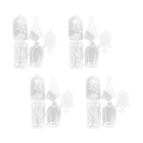 Maxbell Maxbell 20Pcs DIY Transparent Dried Flower Bookmarks for Home Party Favors