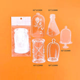 Maxbell Maxbell 20Pcs DIY Transparent Dried Flower Bookmarks for Home Party Favors