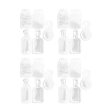 Maxbell Maxbell 20Pcs DIY Transparent Dried Flower Bookmarks for Home Party Favors