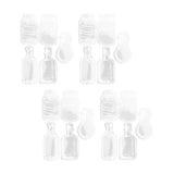 Maxbell Maxbell 20Pcs DIY Transparent Dried Flower Bookmarks for Home Party Favors