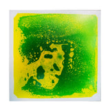 Sensory Liquid The Tiles Activity Play Mat for for Kids Girl Children yellow and green