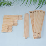 Maxbell 2xWood Display Riser Wood Display Riser Stand for Dessert Figurines Conutertop 2 layer 20cm