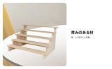Maxbell 2xWood Display Riser Wood Display Riser Stand for Dessert Figurines Conutertop 5 layer 40cm