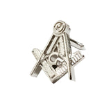 Maxbell 3xMetal Cufflinks Unique Design for French Cuff Shirt Formal Ceremony Business Silver