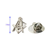 Maxbell 3xMetal Cufflinks Unique Design for French Cuff Shirt Formal Ceremony Business Silver