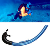 Maxbell Swimming Breathing Snorkel Full Wet Breathing Tube for Adults Facing Forward Blue