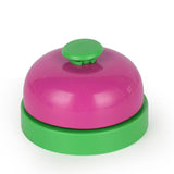 Maxbell 5xGame Call Bell Classroom Bell Multifunction Hand Bells for Desk School Hotel Green and Pink
