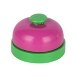 Maxbell 4xGame Call Bell Classroom Bell Multifunction Hand Bells for Desk School Hotel Green and Pink