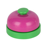 Maxbell 4xGame Call Bell Classroom Bell Multifunction Hand Bells for Desk School Hotel Green and Pink