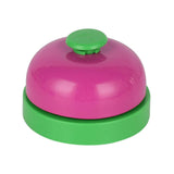 Maxbell 2xGame Call Bell Classroom Bell Multifunction Hand Bells for Desk School Hotel Green and Pink
