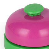 Maxbell 2xGame Call Bell Classroom Bell Multifunction Hand Bells for Desk School Hotel Green and Pink