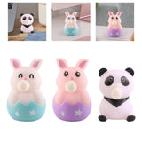 Spit Bubble Relaxing Toy Portable Lovely Sensory Toy for Kids Children Teens Violet Rabbit