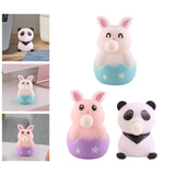 Spit Bubble Relaxing Toy Portable Lovely Sensory Toy for Kids Children Teens Violet Rabbit