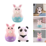 Spit Bubble Relaxing Toy Portable Lovely Sensory Toy for Kids Children Teens Violet Rabbit