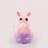 Spit Bubble Relaxing Toy Portable Lovely Sensory Toy for Kids Children Teens Violet Rabbit