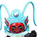 Maxbell Sichuan Opera Face Changing Doll Toys Home Decor Funny Portable Chinese Opera Blue