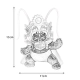 Maxbell Sichuan Opera Face Changing Doll Toys Home Decor Funny Portable Chinese Opera Blue