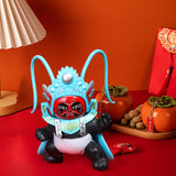 Maxbell Sichuan Opera Face Changing Doll Toys Home Decor Funny Portable Chinese Opera Blue