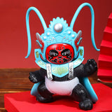 Maxbell Sichuan Opera Face Changing Doll Toys Home Decor Funny Portable Chinese Opera Blue