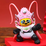 Maxbell Sichuan Opera Face Changing Doll Toys Home Decor Funny Portable Chinese Opera Pink
