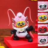 Maxbell Sichuan Opera Face Changing Doll Toys Home Decor Funny Portable Chinese Opera Pink