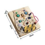 Maxbell Switch Busy Board Travel Toy for Educational Kindergarten Activities Centers no screwdriver