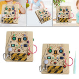 Maxbell Switch Busy Board Travel Toy for Educational Kindergarten Activities Centers no screwdriver