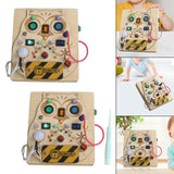 Maxbell Switch Busy Board Travel Toy for Educational Kindergarten Activities Centers no screwdriver