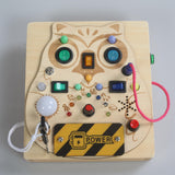 Maxbell Switch Busy Board Travel Toy for Educational Kindergarten Activities Centers no screwdriver