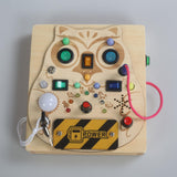 Maxbell Switch Busy Board Travel Toy for Educational Kindergarten Activities Centers no screwdriver