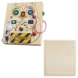 Maxbell Switch Busy Board Travel Toy for Educational Kindergarten Activities Centers no screwdriver