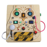 Maxbell Switch Busy Board Travel Toy for Educational Kindergarten Activities Centers no screwdriver