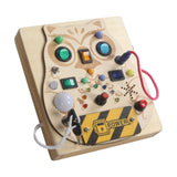 Maxbell Switch Busy Board Travel Toy for Educational Kindergarten Activities Centers no screwdriver